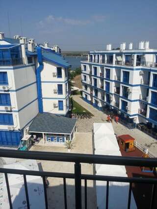 Апарт-отели Blue Bay Palace Apart Complex Поморие Апартаменты с 1 спальней, террасой и видом на море-7
